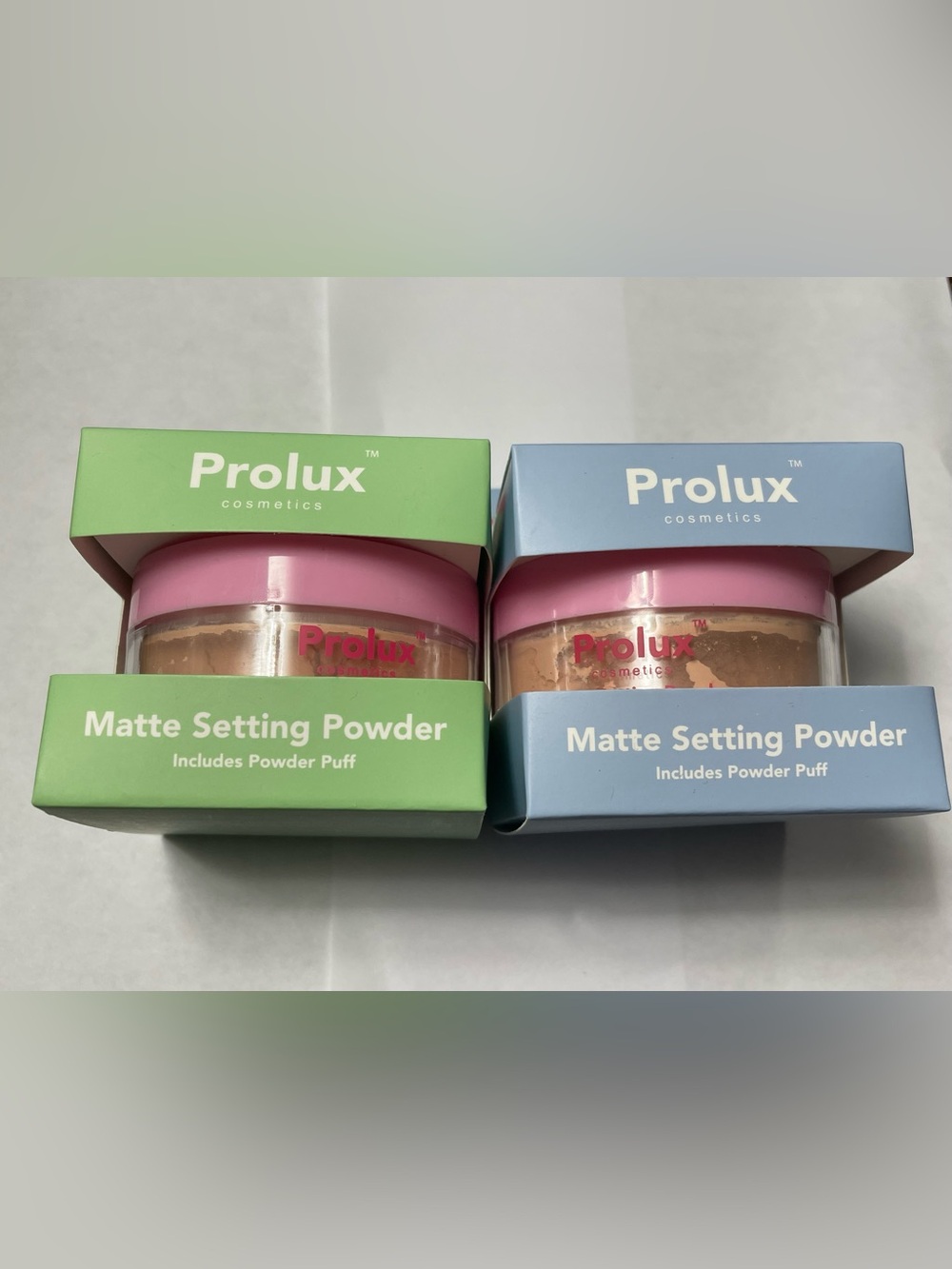 Prolux Cosmetics Matte Setting Powder .35 oz 1 Buff 1 Bisque